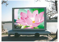 CE FCC P10 Video quảng cáo trên bảng quảng cáo bên ngoài SMD3535 10000 Điểm / ㎡ RGB