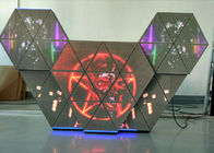 P5 Đầy đủ màu sắc Âm nhạc LED Dj gian hàng Booth với Góc nhìn rộng cho TV Studios / Bars