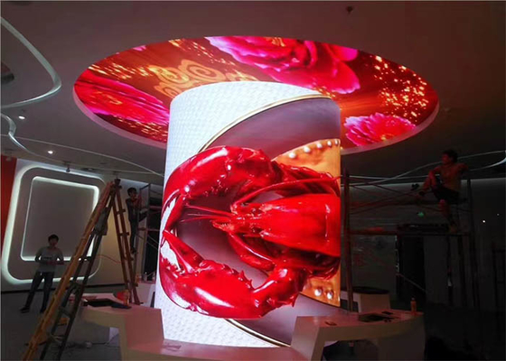 Màn hình Led đủ màu trong nhà linh hoạt Đường hầm quảng cáo mô-đun mềm