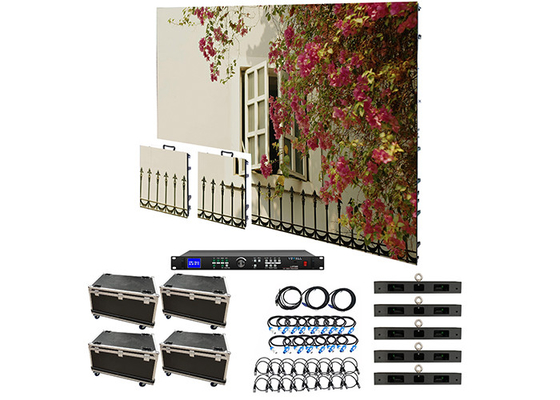 Stage Rental màn hình LED P1.95 P2.6 P2.97 P3.91 500 * 500mm Hard Connection Module