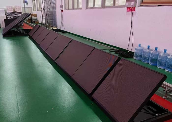 P4 Mức độ sáng cao ngoài trời quảng cáo điện tử màn hình phía trước Flip Box