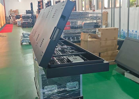P4 Mức độ sáng cao ngoài trời quảng cáo điện tử màn hình phía trước Flip Box