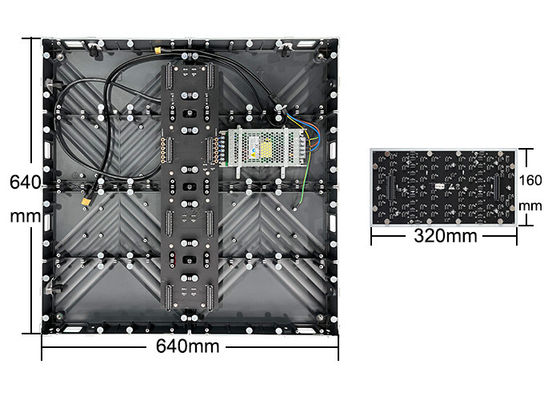 Màn hình LED nội thất 640 * 640mm cho phòng điều khiển rạp chiếu phim