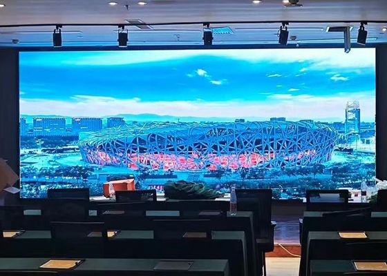 Nội thất đầy đủ màu sắc P2.5 LED mô-đun với tỷ lệ làm mới cao cho màn hình hiển thị tường video
