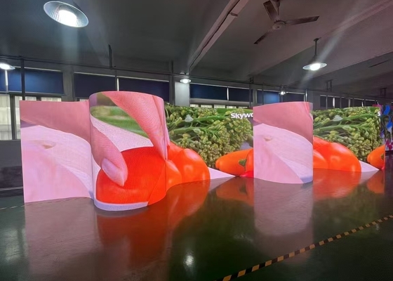 HD P1.9/P2.6 500*500/500*1000mm trong nhà linh hoạt mềm uốn cho thuê màn hình LED cho sân khấu