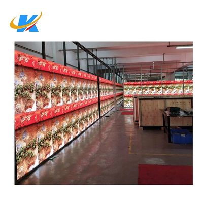 P10 Bảng quảng cáo LED ngoài trời 6500cd / m2 Hiển thị đầy màu