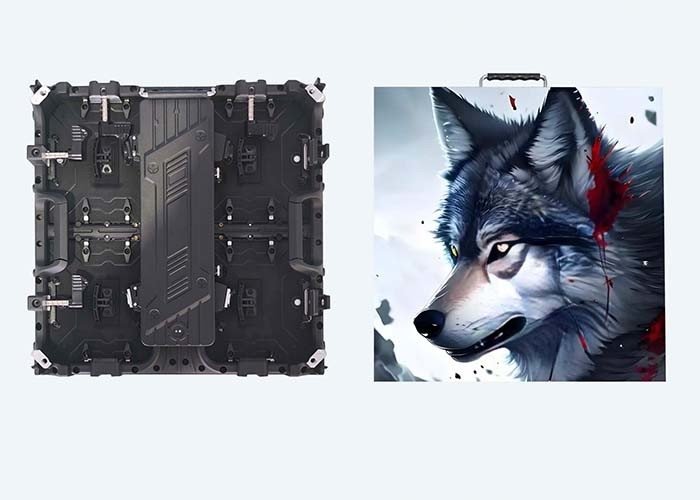 Tỷ lệ làm mới 7680hz p4.81 Phía ngoài Bức tường dẫn nền Kiểm soát không thấm nước Khán giả thuê sân khấu