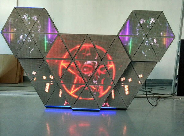 P5 Âm nhạc đầy màu sắc LED Dj Booth mặt tiền với góc nhìn rộng cho TV Studios / Bars